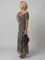 Rosa | Off Shoulder Flow Midi Dress
