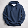 Wells - Waffle Knit Pullover Hoodie