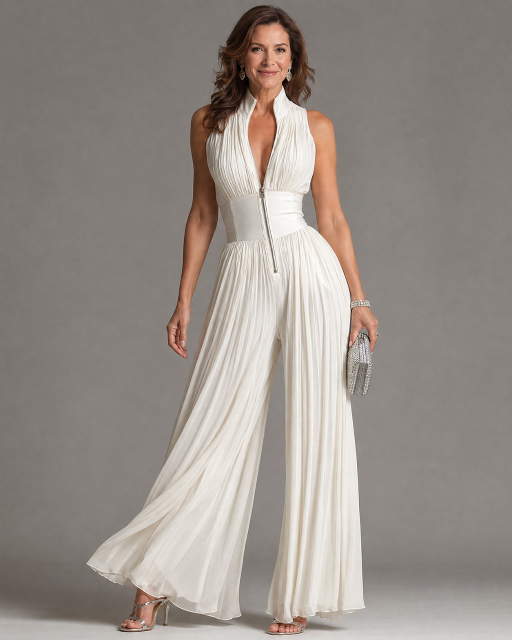 Aurora Pleated Jumpsuit