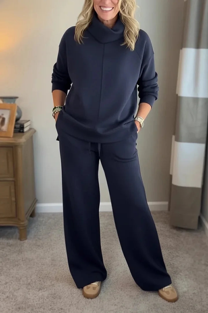 Adelina | Casual Turtle-neck 2 Piece