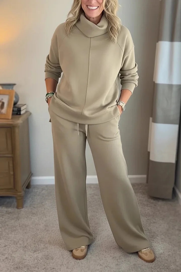 Adelina | Casual Turtle-neck 2 Piece