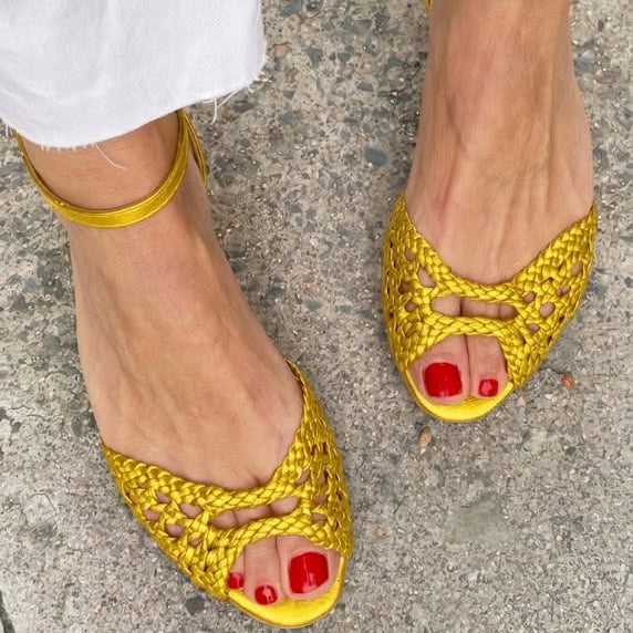 Isadora | Refined Woven Sandals