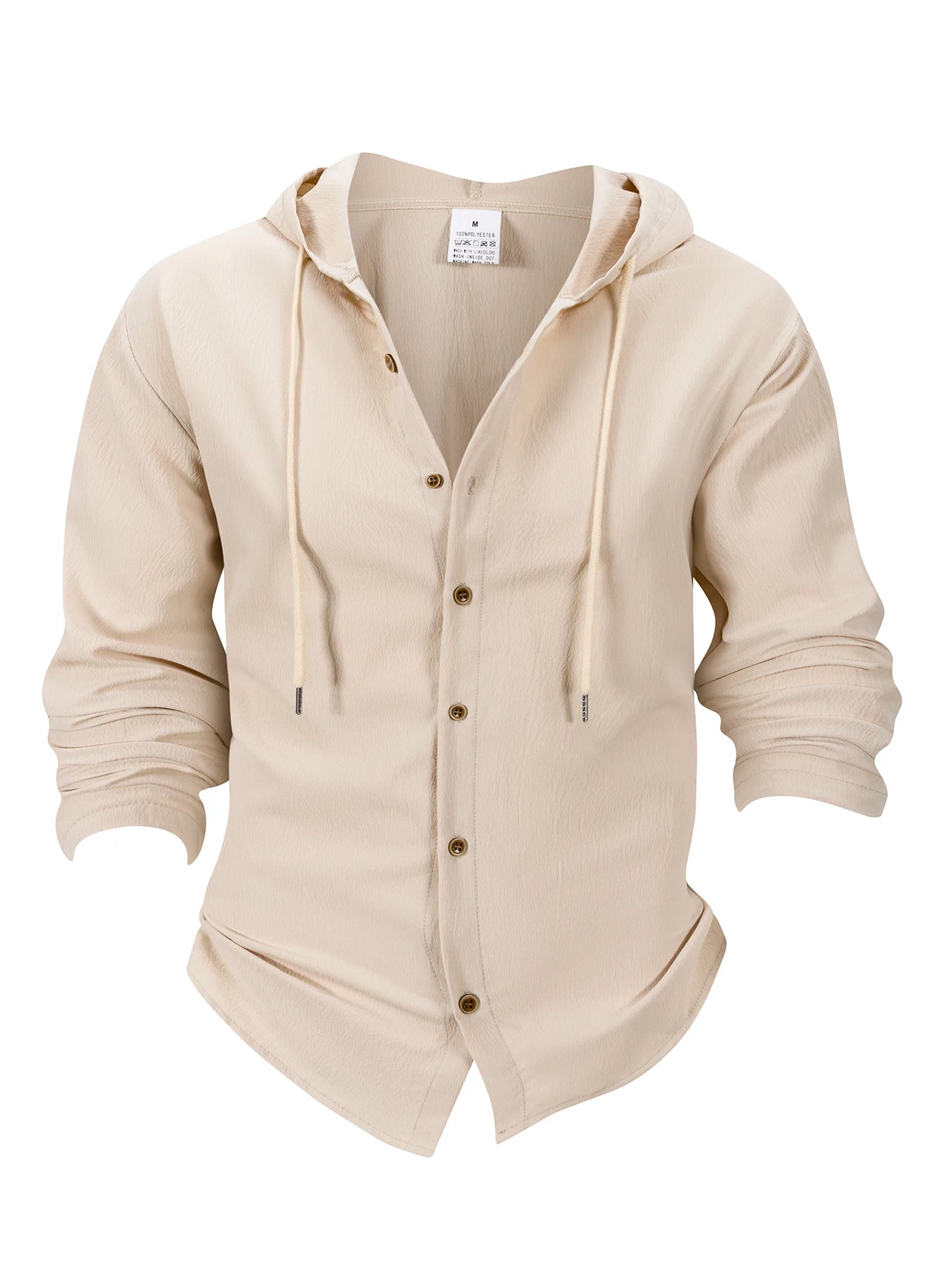 Denzel - Casual Outdoor Hooded Button Shirt