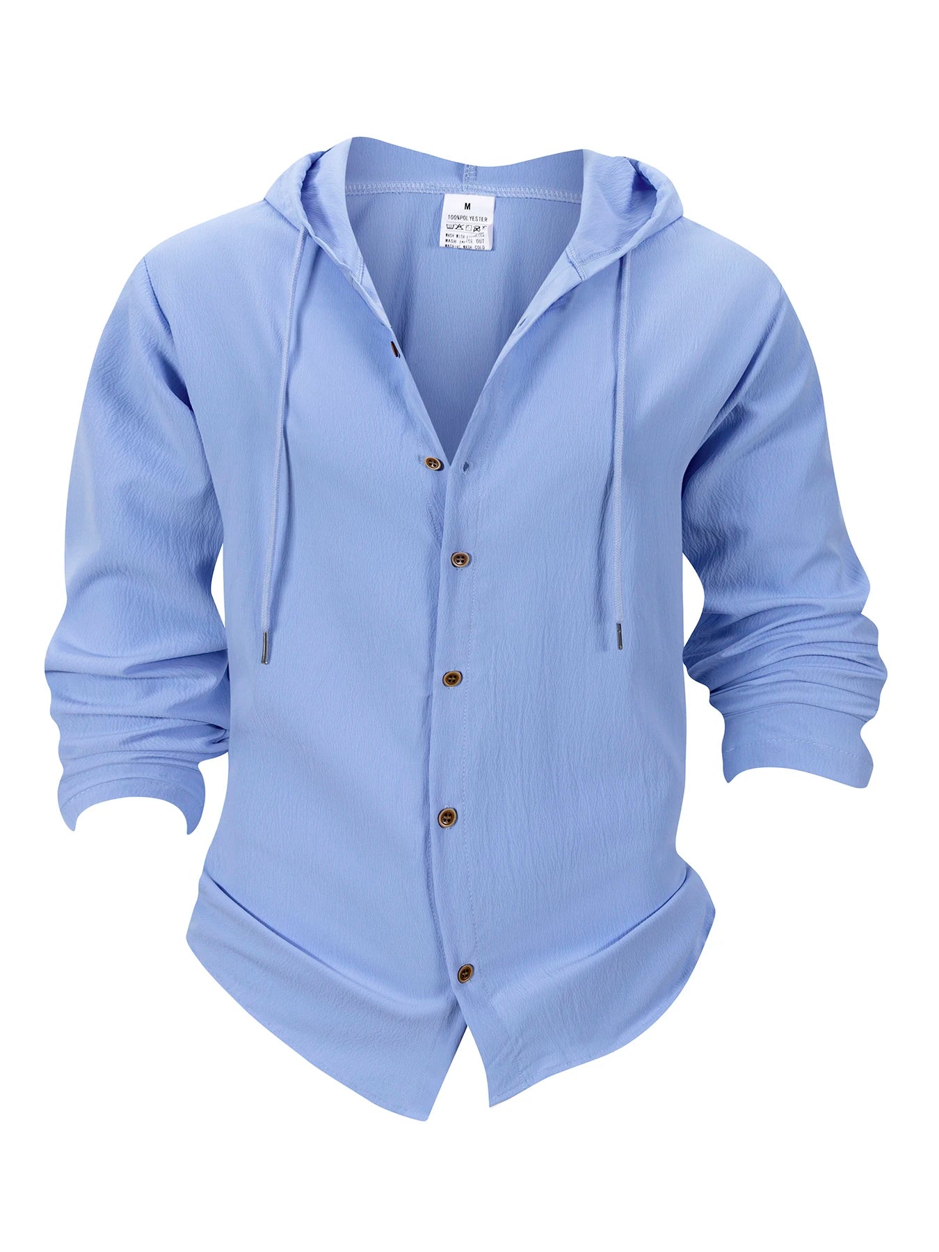 Denzel - Casual Outdoor Hooded Button Shirt