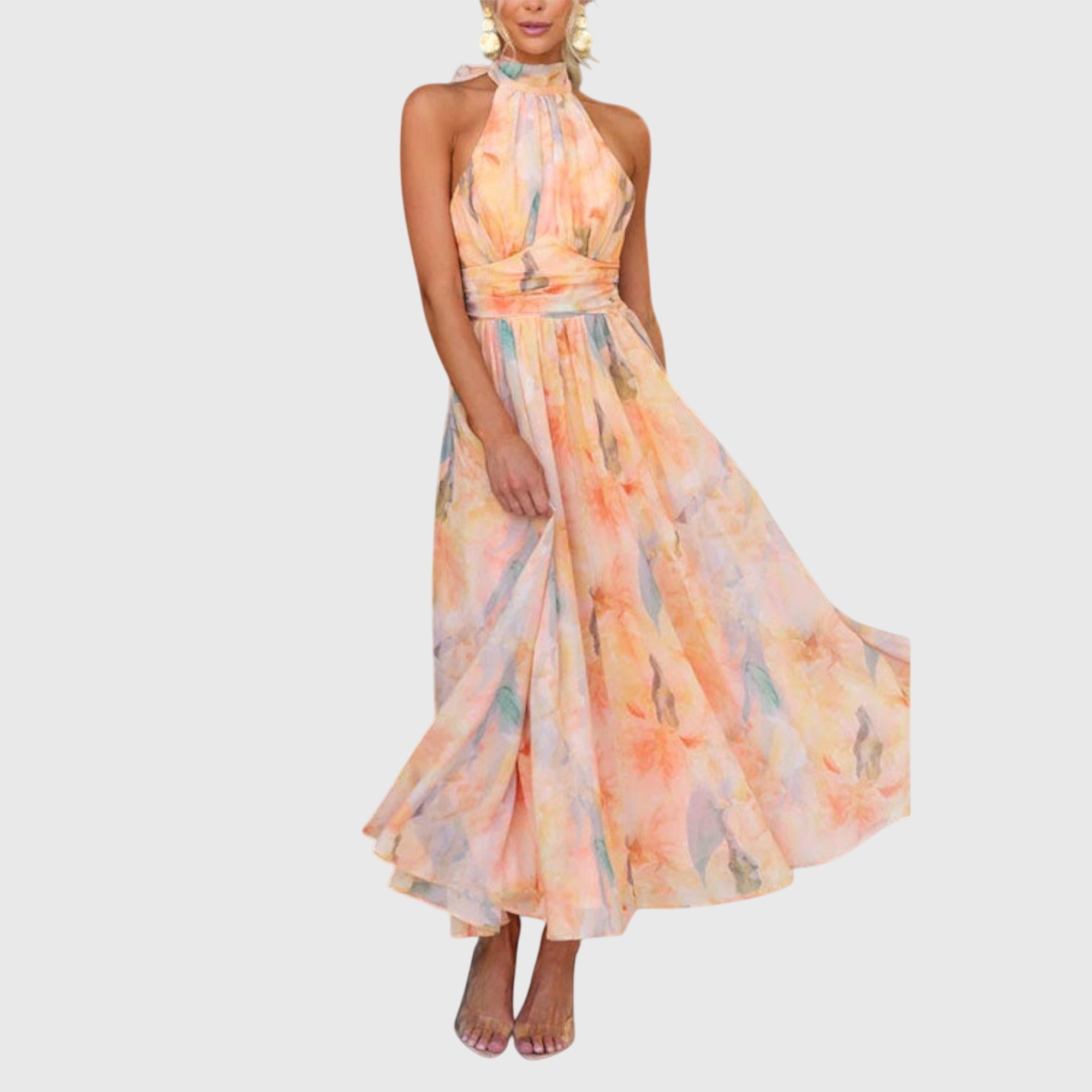 Haven | Halter Neck Maxi Dress
