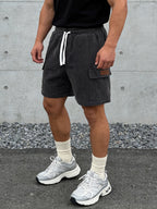 Murphy - Casual Corduroy Cargo Shorts