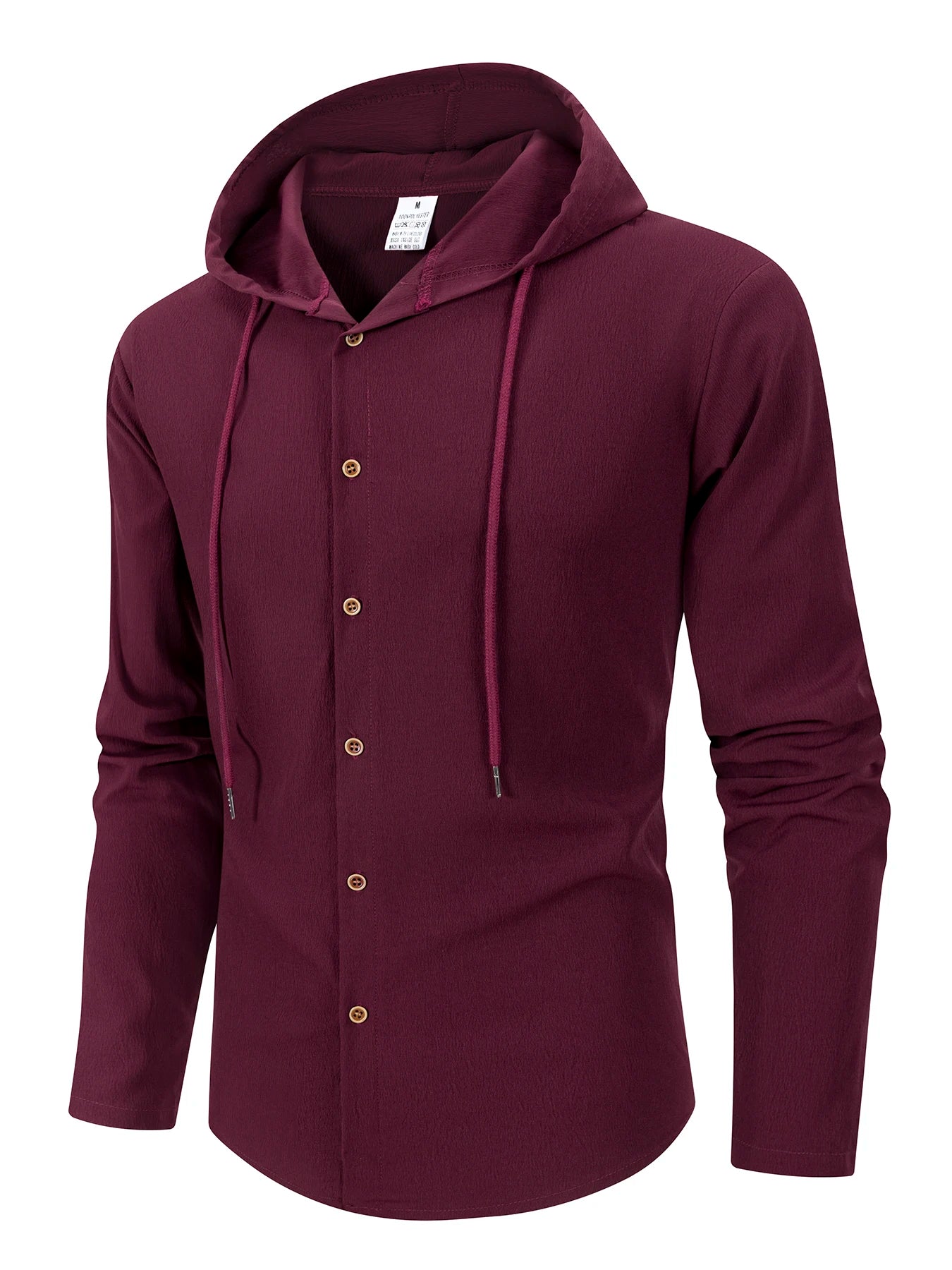 Denzel - Casual Outdoor Hooded Button Shirt