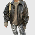 Zaria | Leopard Print Vintage Jeans