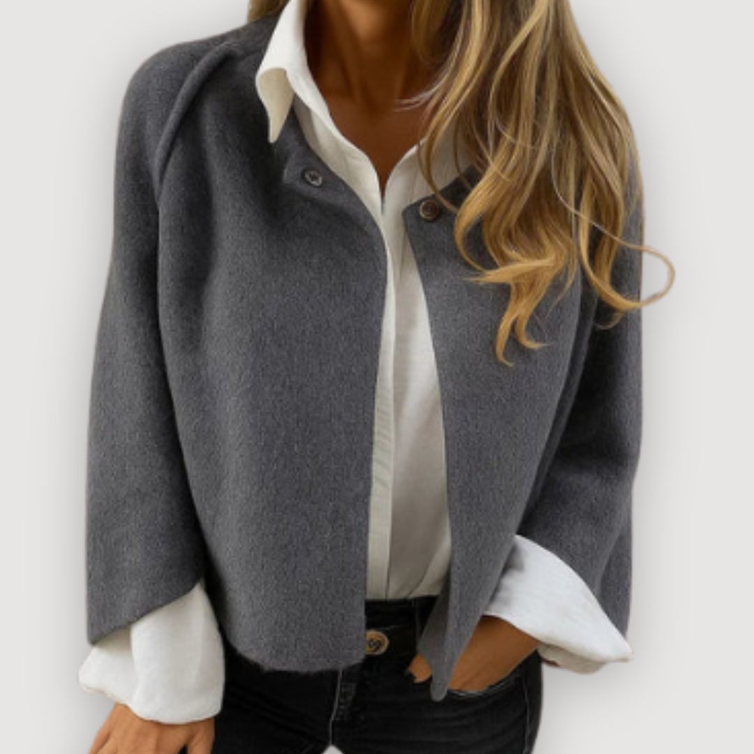 Elodie | Elegant Cape Jacket