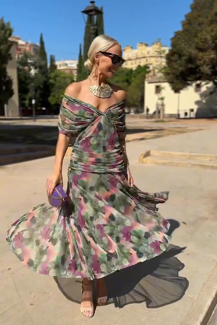 Isolde | Fantasy Floral Maxi Dress