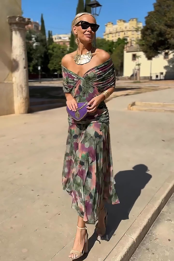 Isolde | Fantasy Floral Maxi Dress
