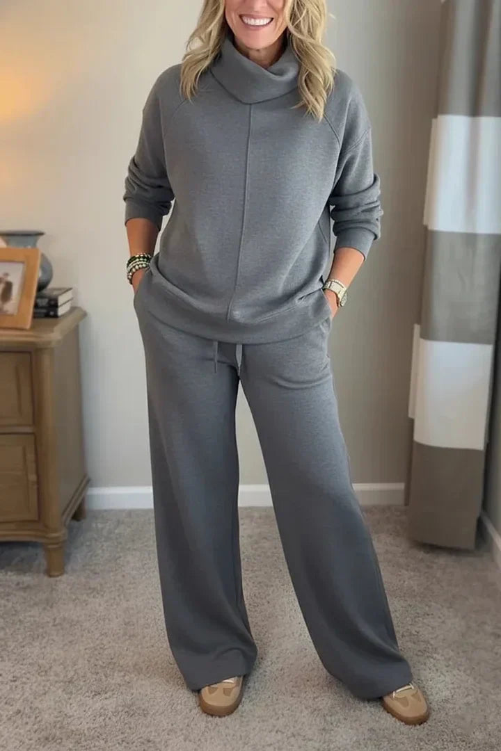 Adelina | Casual Turtle-neck 2 Piece