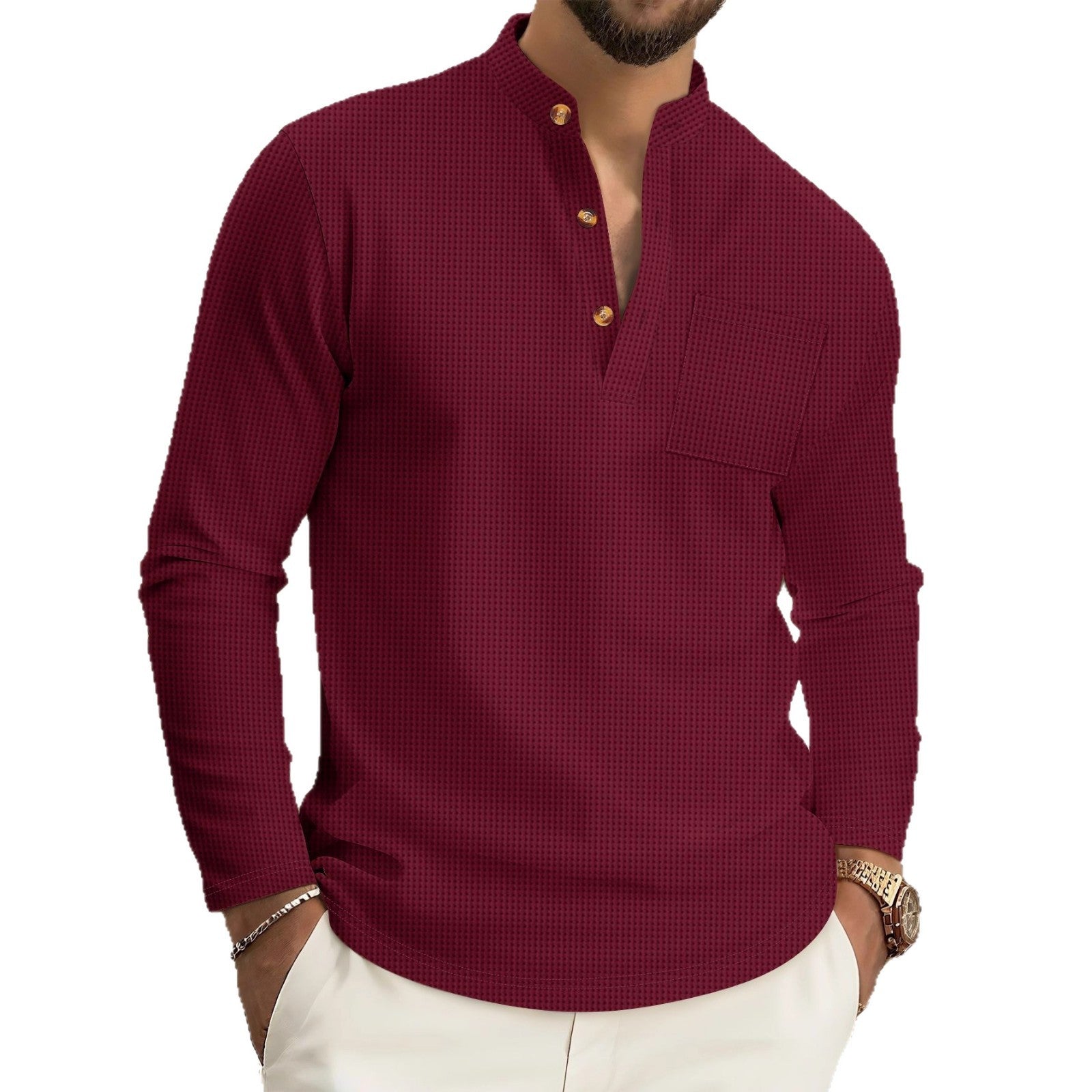 Ronan - Soft Touch Modern Collar Shirt