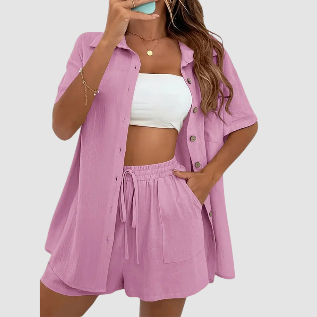 Livia | Elegant Summer Two Piece Set