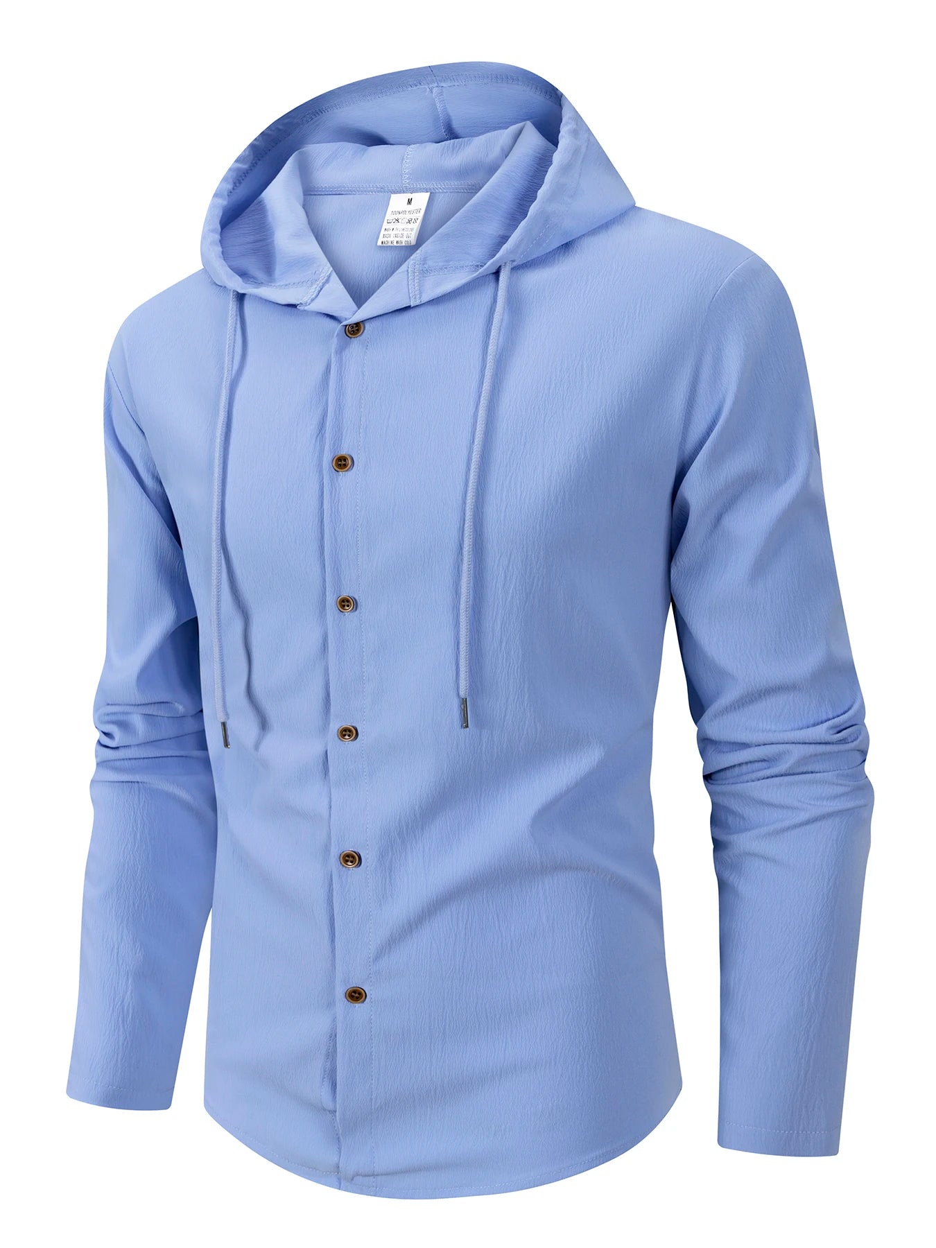 Denzel - Casual Outdoor Hooded Button Shirt