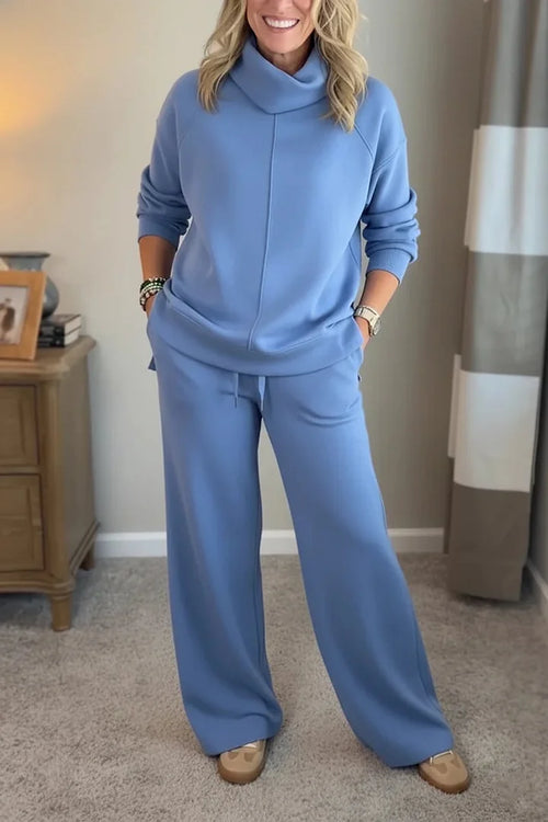 Adelina | Casual Turtle-neck 2 Piece