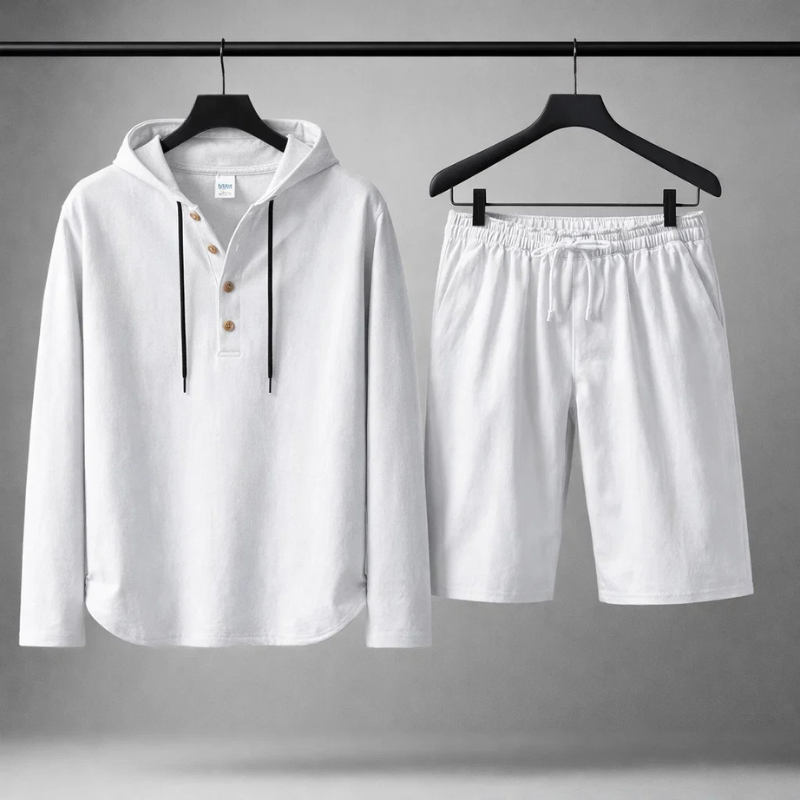 Rafferty - Casual Linen Shirt & Shorts Set