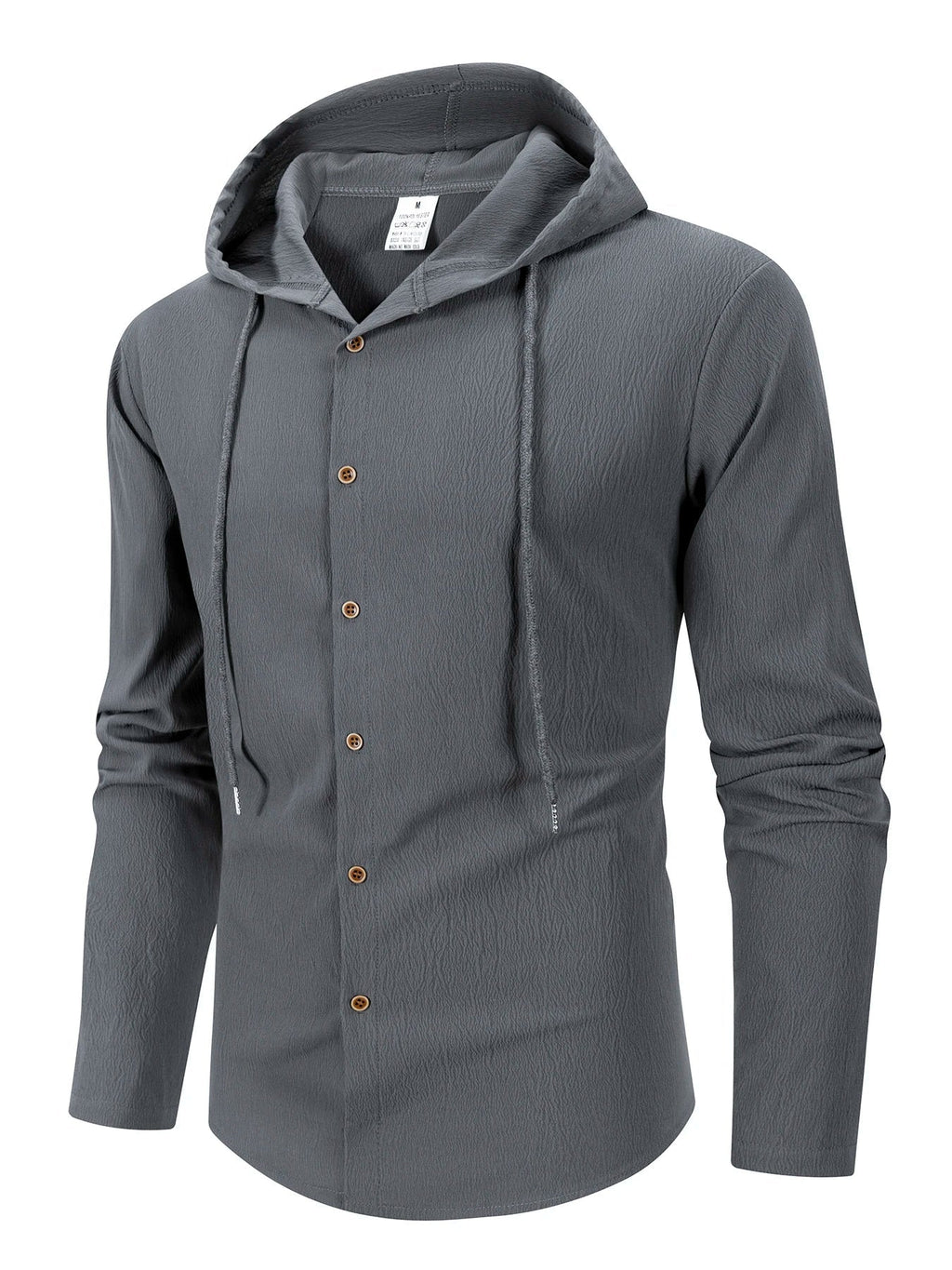 Denzel - Casual Outdoor Hooded Button Shirt