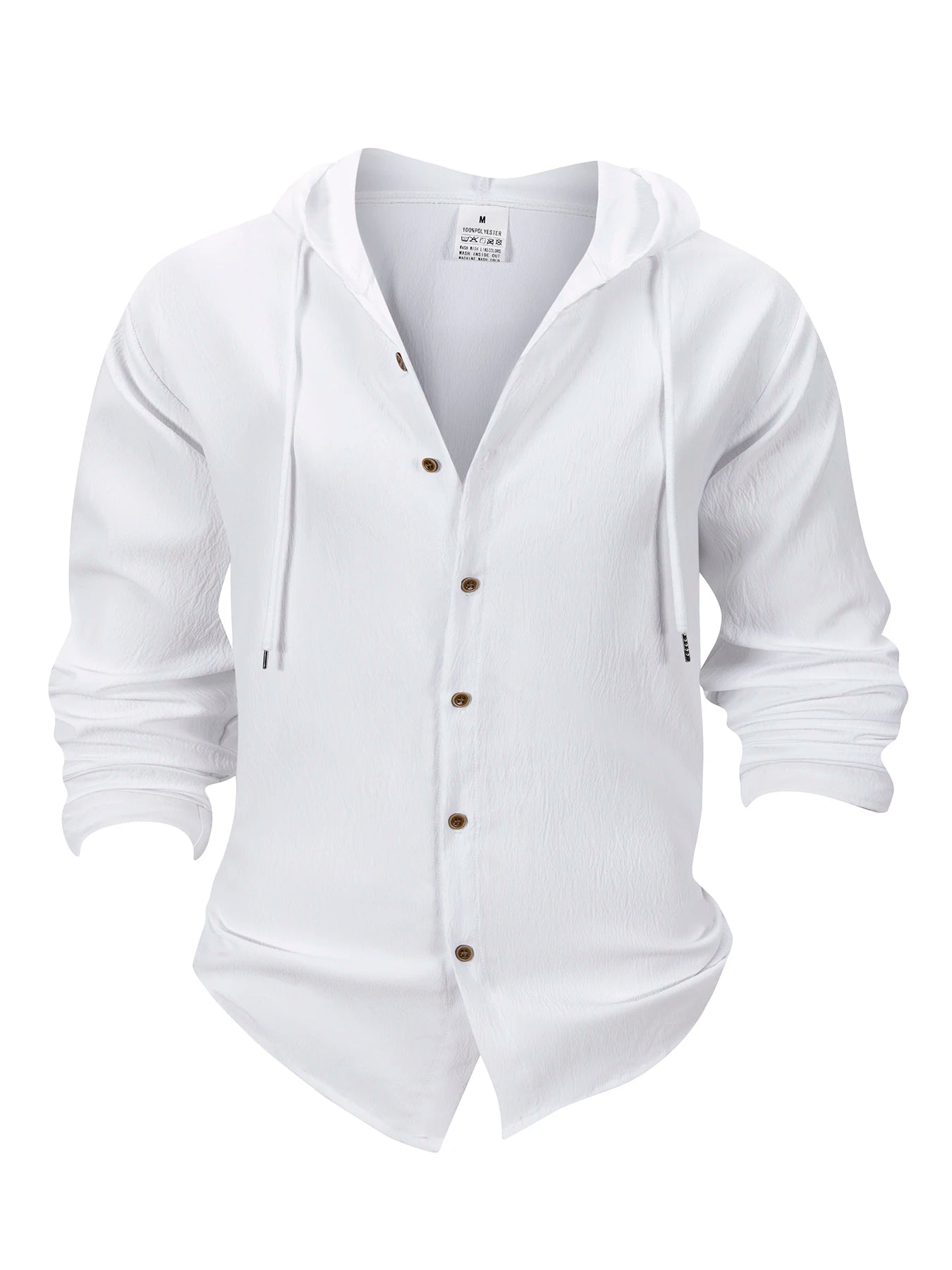 Denzel - Casual Outdoor Hooded Button Shirt