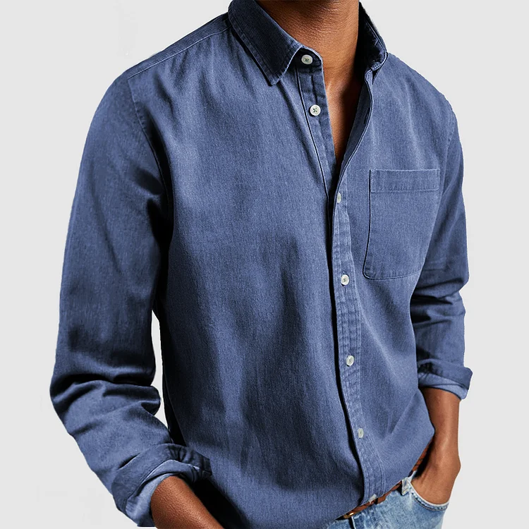 Kieran - Modern Soft-Touch Button-Up Shirt