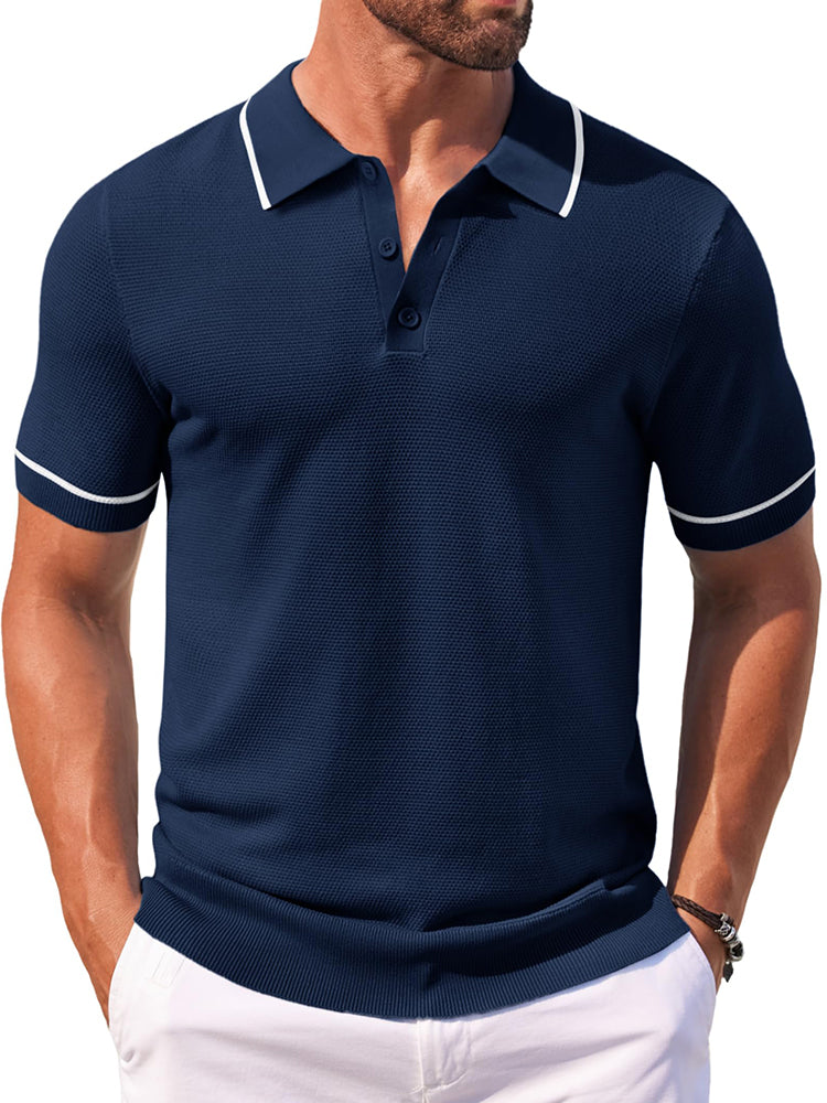 Math - Leisure Knit Golf Polo