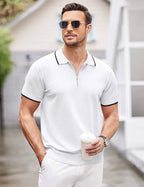 Miller - Modern Knit Zipper Polo