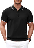 Miller - Modern Knit Zipper Polo
