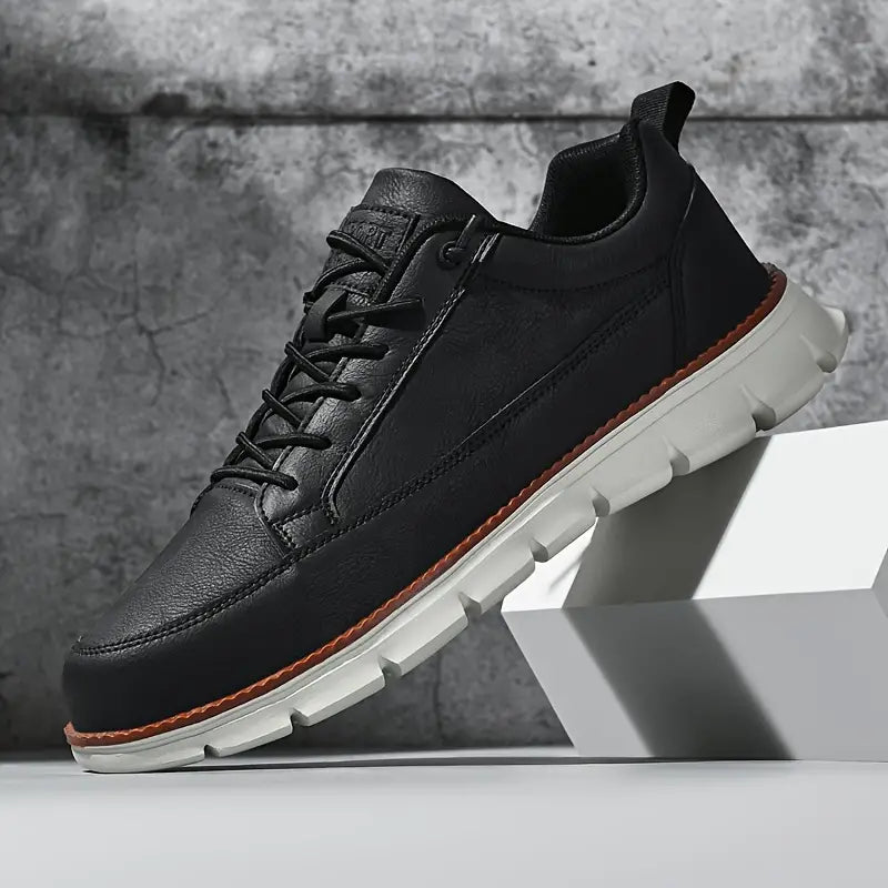 Bruce - Lace-Up Platform Walking Shoes
