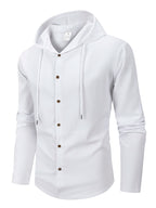 Denzel - Casual Outdoor Hooded Button Shirt