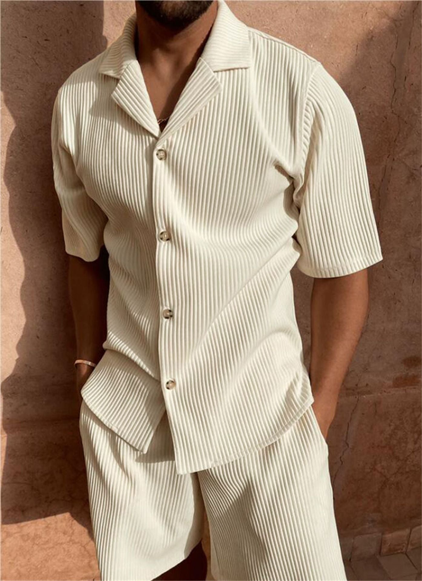 Richard - Breathable Summer Shirt & Shorts Set