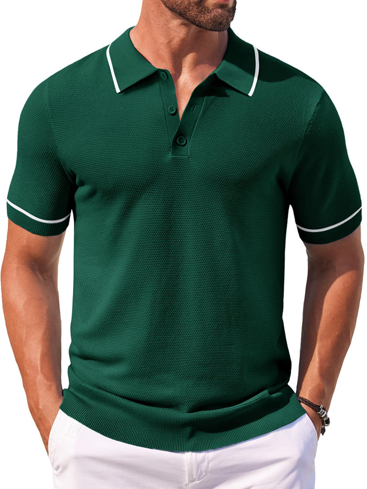 Math - Leisure Knit Golf Polo