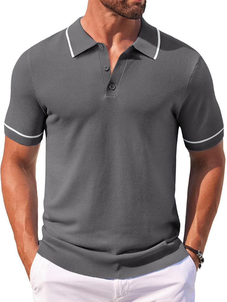 Math - Leisure Knit Golf Polo