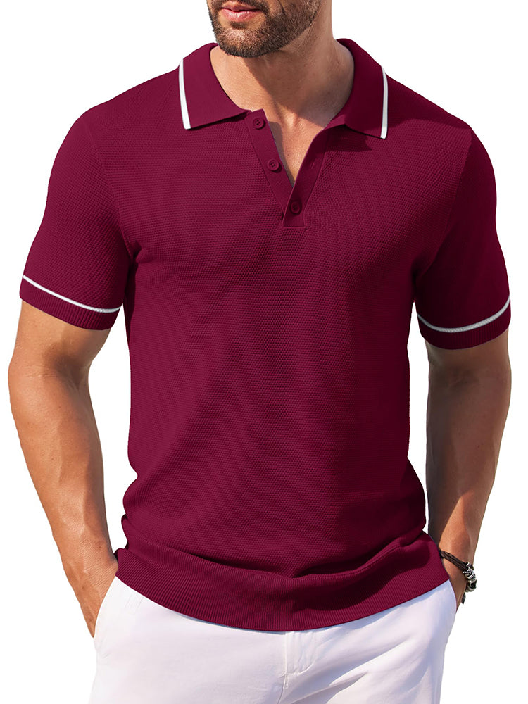 Math - Leisure Knit Golf Polo
