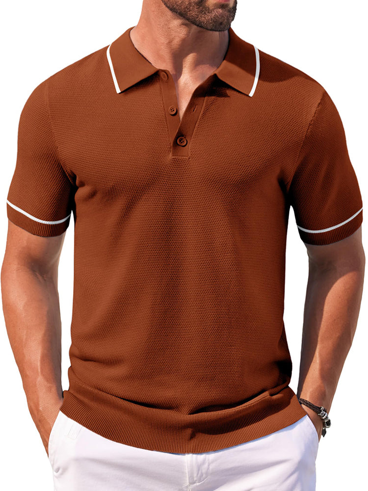Math - Leisure Knit Golf Polo