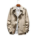 Leroy - Refined Wide Lapel Overcoat