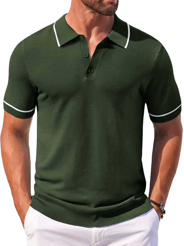 Math - Leisure Knit Golf Polo