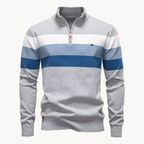 Callen - Stretch Knit Quarter-Zip Sweater