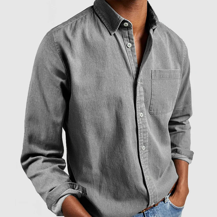Kieran - Modern Soft-Touch Button-Up Shirt
