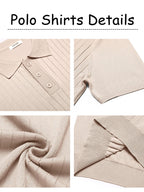 Dex - Casual Ribbed Knitted Polo
