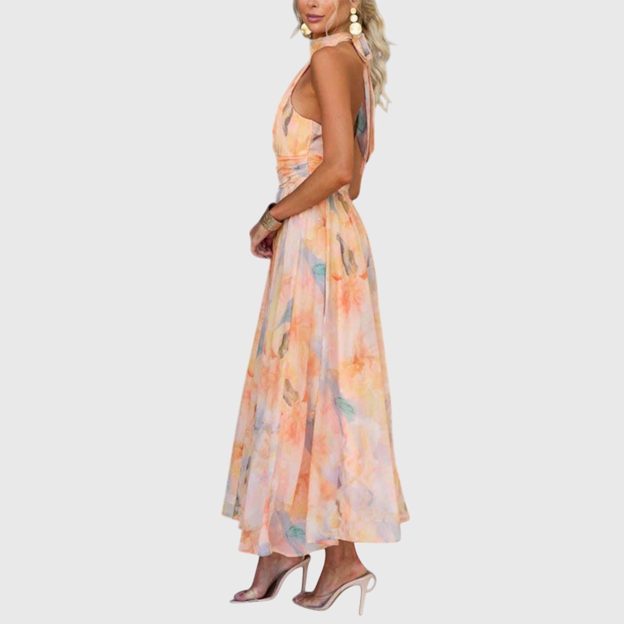 Haven | Halter Neck Maxi Dress