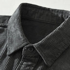 Mercer - Textured Patchwork Button-Up Shirt