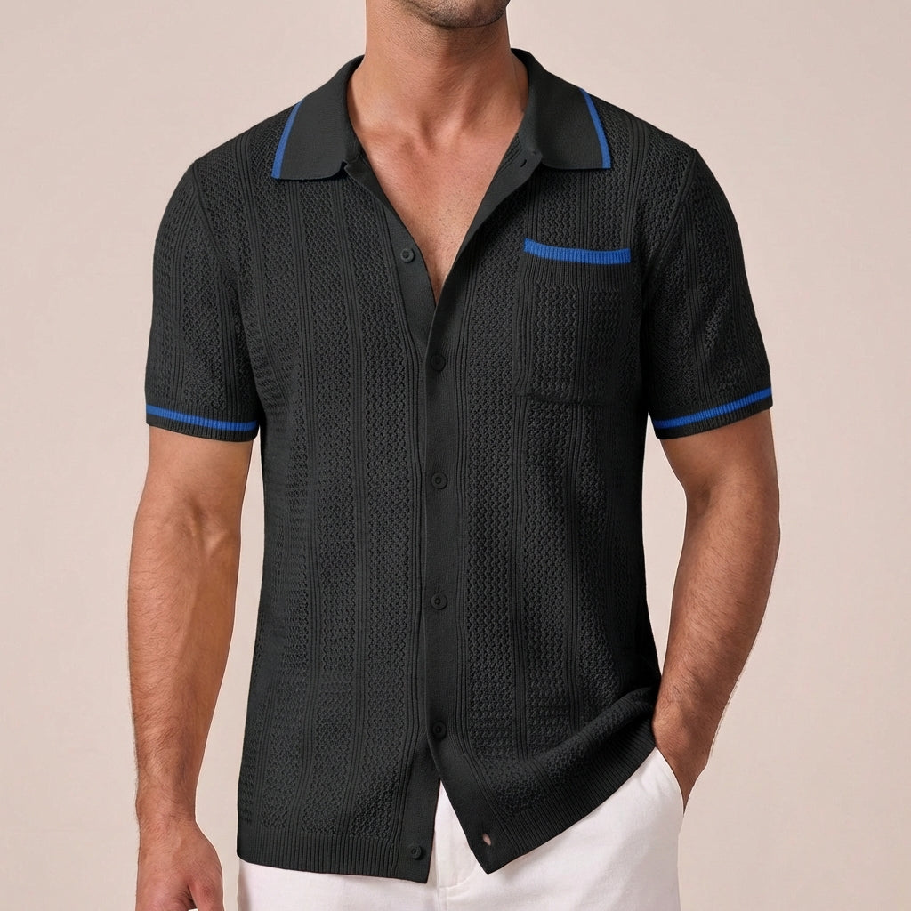 Ollie -  Short Sleeve Camp Collar Shirt