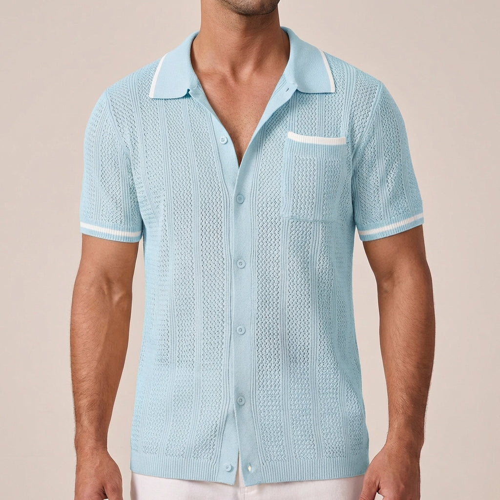 Ollie -  Short Sleeve Camp Collar Shirt