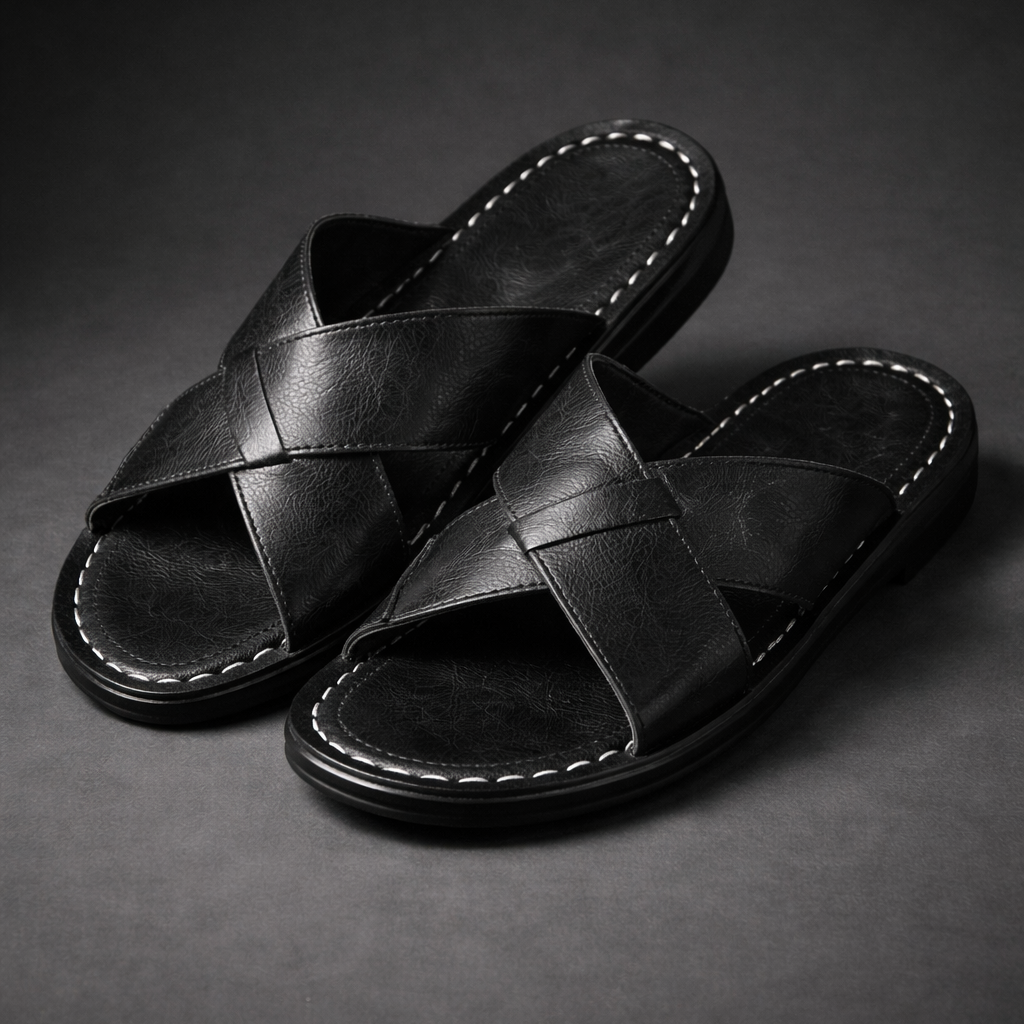 Kent - Classic Cross-Strap Comfort Sandals
