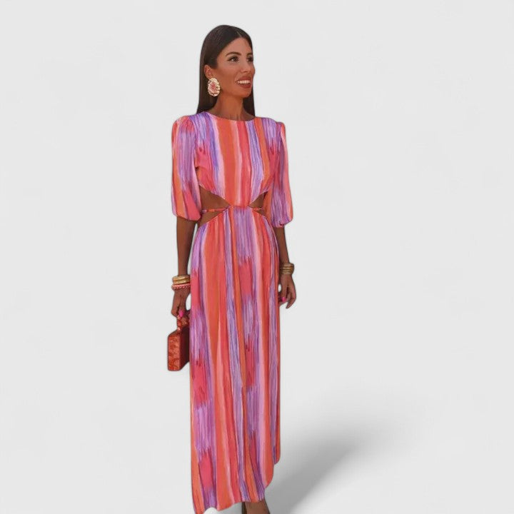 Zeriyahh | Elegant Side-Cutout Dress