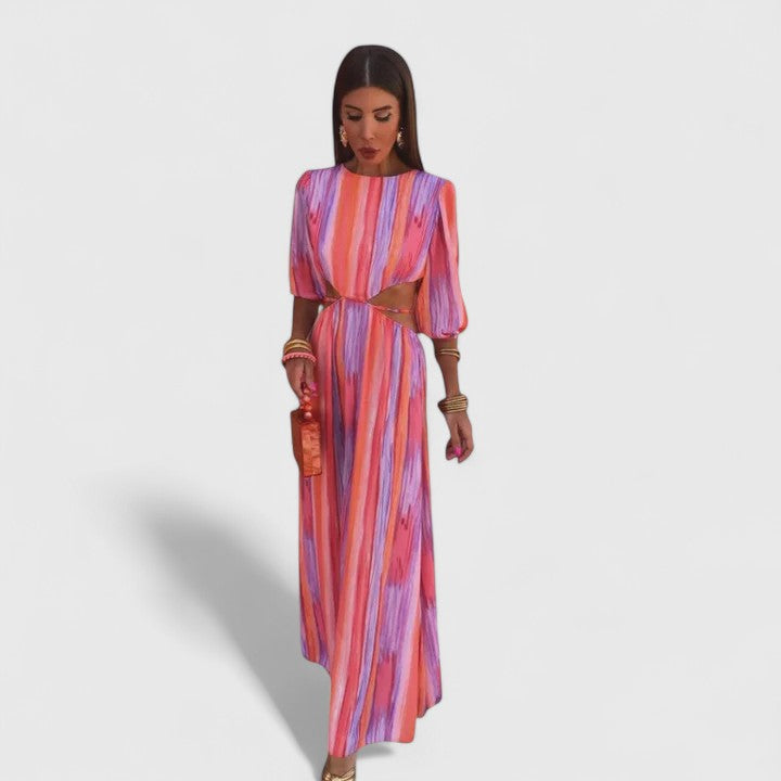 Zeriyahh | Elegant Side-Cutout Dress