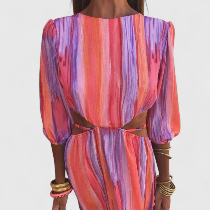 Zeriyahh | Elegant Side-Cutout Dress
