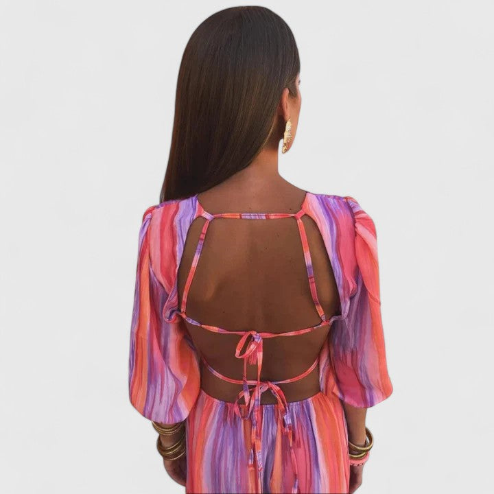 Zeriyahh | Elegant Side-Cutout Dress