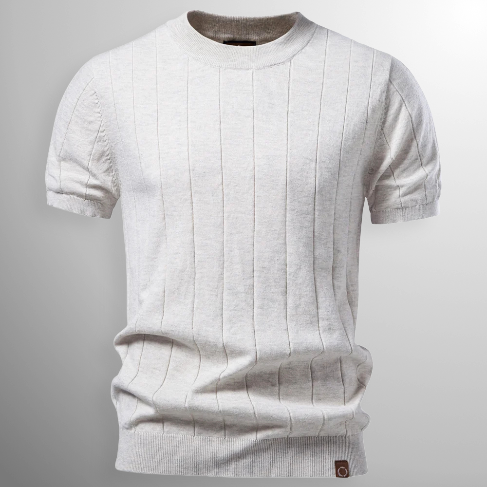 Jonas - Modern Textured Short Sleeve T-Shirt