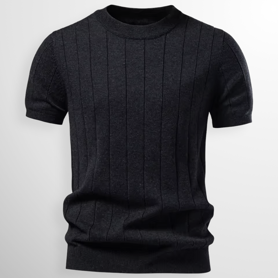 Jonas - Modern Textured Short Sleeve T-Shirt